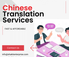 Chinese Translation Company in Mumbai, India | Shakti Enterprise