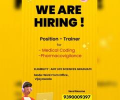 We are hiring for trainer - 1