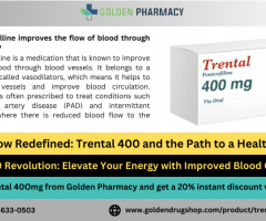 Trental 400; The Pill for your Blood purification