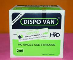 Buy DispoVan 2ml (100 pcs) - Surginatal