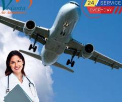 Utilize Vedanta Air Ambulance in Kolkata with Matchless Medical Aid