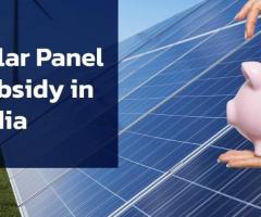 Solar Panel Subsidy in India - 1