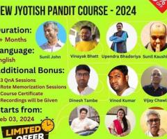 Jyotish Pandit Course 2024 by Saptarishis Astrology