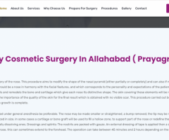 rhinoplasty cosmetic surgery in  allahabad (prayagraj) uttar pradesh - 1