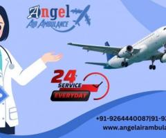 Take Angel  Air Ambulance Service in Gaya With Responsible Doctors Team - 1