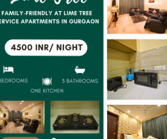 Family-Friendly at Lime Tree Service Apartments in Gurgaon