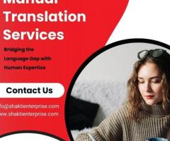 Manual Translation Services in Mumbai, India | Shakti Enterprise