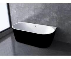 Create An Gorgeous Bathroom With Our Black Bathtub