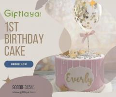 Get Amazing Discounts On 1st Birthday Cake - Giftlaya