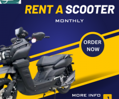 Rent a Scooter Monthly for an Affordable Commute