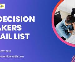 Accurate IT Decision Makers Email List in USA-UK.