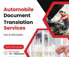 Automobile Document Translation Services in Mumbai, India | Shakti Enterprise
