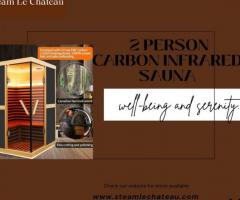 Wellness Retreat with a 2 Person Carbon Infrared Sauna