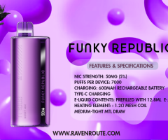 Elf Bar Funky Republic $14.50 - RavenRoute