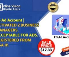 FB Accounts | Activated 2 Business Managers, acceptable for ads.