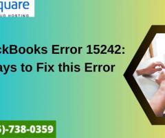 Common Causes and Solutions for QuickBooks Error 15242