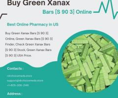 Buy Green Xanax Bars [S 90 3] Online | DrchoiceMeds