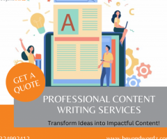Best Content Writing Services in India | BeyondWordz