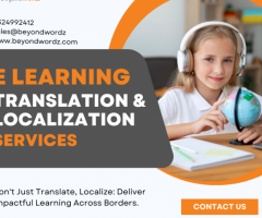 E Learning Translation and Localization Services in India | BeyondWordz - 1