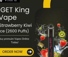 Buy IGET King Vape – Strawberry Kiwi Ice (2600 Puffs) in India