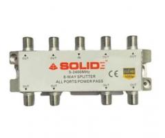 Solid 8-Way Power Pass Splitter - 1
