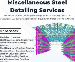 Explore our Miscellaneous Steel Detailing Services offered in San Diego, USA