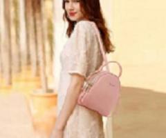 Get Pink Mini Backpack Bag for Girls by Vismiintrend Online - 1