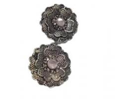 Buy Oxidised German Silver Earrings in Jodhpur - Aakarshan