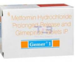 Get Gemer 1mg Tablets Online - 1