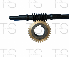 Worm Shaft & Worm Gear for Reduction Gearbox in Granite Industries