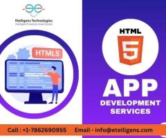 HTML5 App Development Services for High Responsiveness