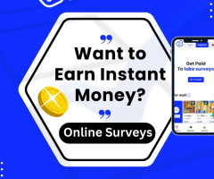 Want to Earn Instant Money Take Online Surveys - 1