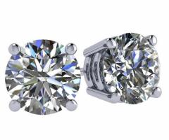 Elevate Your Style with Pure Brilliance Zirconia Stud Earrings Hypoallergenic!