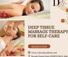 Deep tissue massage therapy for self-care