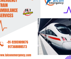 Pick Authentic ICU Setup by Falcon Emergency Train Ambulance Services in Lucknow - 1