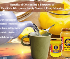 Health Benefits Of Eating A2 Cow Ghee On An Empty Stomach