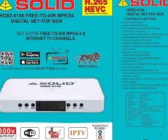 SOLID HDS2-6156 H.265/HEVC DVB-S2 FullHD FTA Set-Top Box - 1