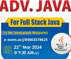 Free Demo On Advanced Java by Mr. Venkatesh Maipathii - 1