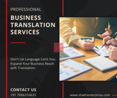 Professional Business Translation Services in Mumbai, India | Shakti Enterprise - 1