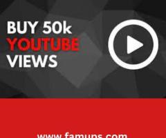 Buy 50000 YouTube Views Delivered By Famups - 1