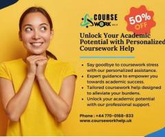 Unlock Your Academic Potential with Personalized Coursework Help