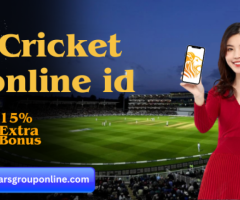 Trusted Cricket Online ID Provider With 15% Welcome Bonus