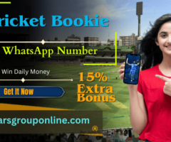 Cricket Bookie WhatsApp Number Provider with 15% Welcome Bonus