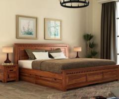 Queen Size Bed Online @Upto 70% OFF: Buy Queen Bed at Best Price in India [207+ Latest Designs] - 1
