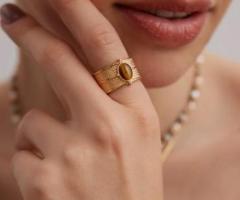 Discover Your Strength: Dovis Jewelry's Tigers Eye Ring for Women