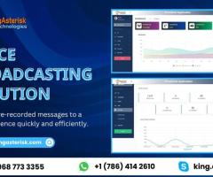 Voice broadcasting solution - 1