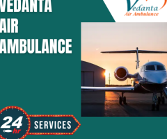 Use Vedanta Air Ambulance Services In Pune With  Intensive Care