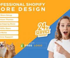 I will build your shopify store and dropshipping website