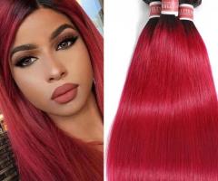 Brazilian Red Non-Remy Weave: Luxurious Hair for Glamourous You