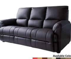 Faux Leather Sofa - 1